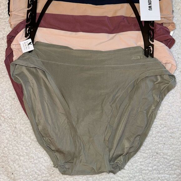 Jason Wu XL Bikini Underwear Set of 5 Pairs Multiple Colors- Green Tan Pink Etc - Picture 2 of 5